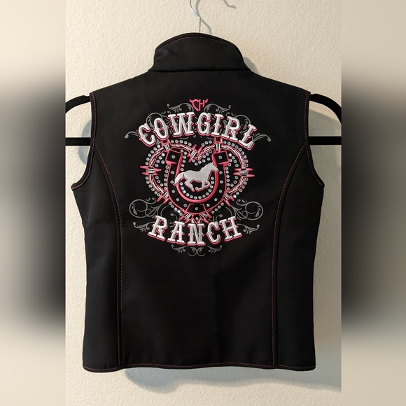 Cowgirl Hardware Girls Softshell Vest - Picture 7 of 7